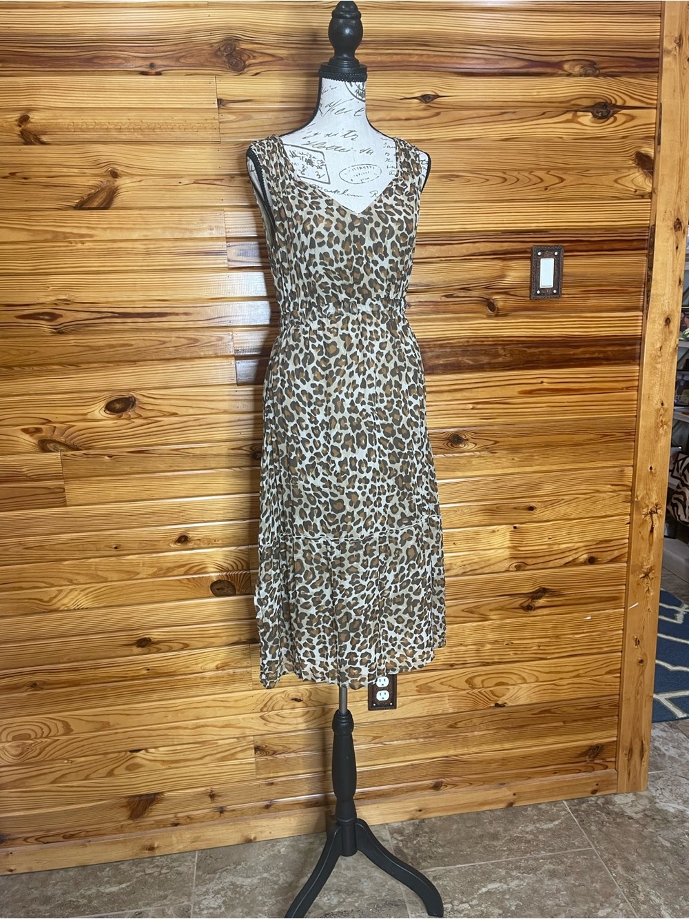 Calypso St. Barth Leopard Print Silk Wedding Guest Dress
